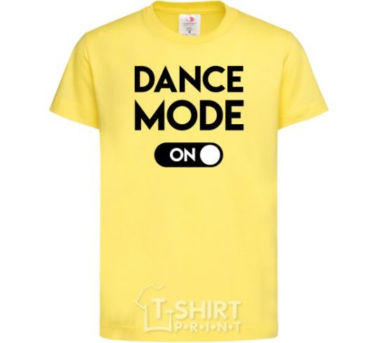 Kids T-shirt Dance mode cornsilk фото