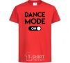 Kids T-shirt Dance mode red фото