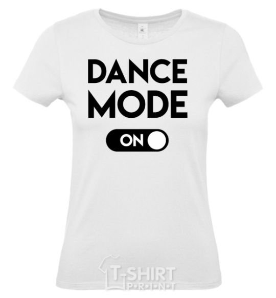 Women's T-shirt Dance mode White фото