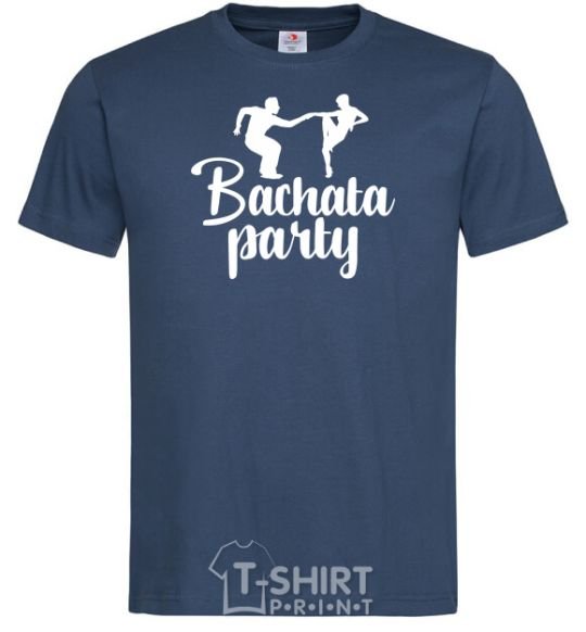 Мужская футболка Bashata party Темно-синий фото