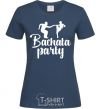 Women's T-shirt Bashata party navy-blue фото