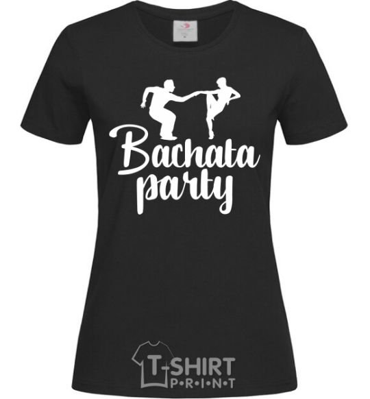 Женская футболка Bashata party Черный фото