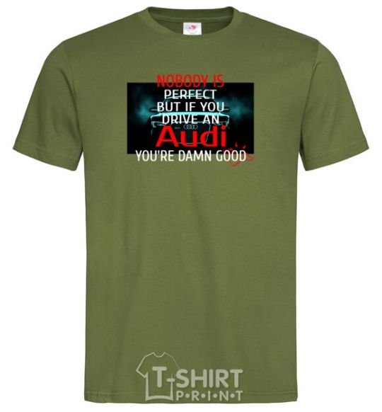 Men's T-Shirt If you drive an audi millennial-khaki фото