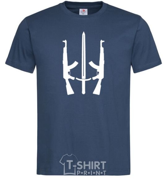 Men's T-Shirt Coat of Arms machine navy-blue фото