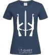 Women's T-shirt Coat of Arms machine navy-blue фото