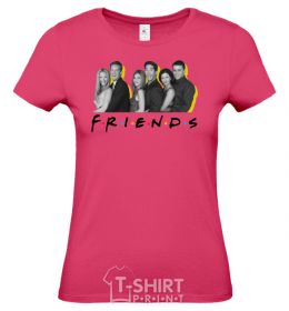 Women's T-shirt Friends сouch sky-blue фото