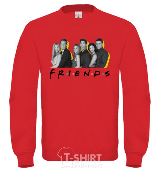 Sweatshirt Friends of the photo with the name yellow фото