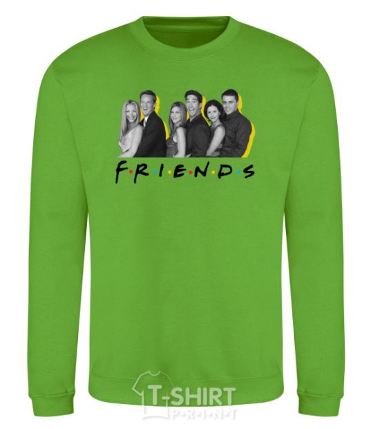 Sweatshirt Friends of the photo with the name orchid-green фото