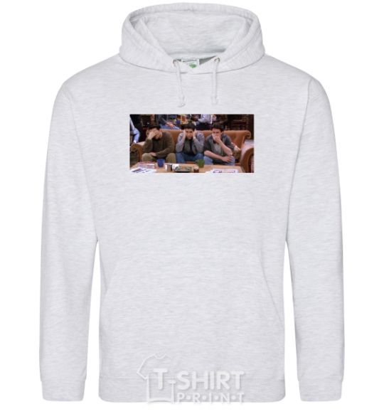 Men`s hoodie Friends of Joey Ross Chandler sport-grey фото