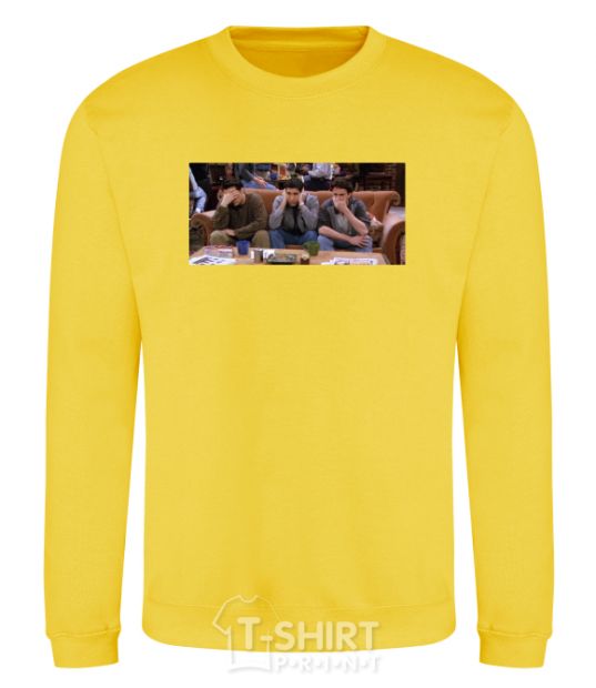 Sweatshirt Friends of Joey Ross Chandler yellow фото