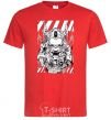 Men's T-Shirt Cyberpunk scetch red фото