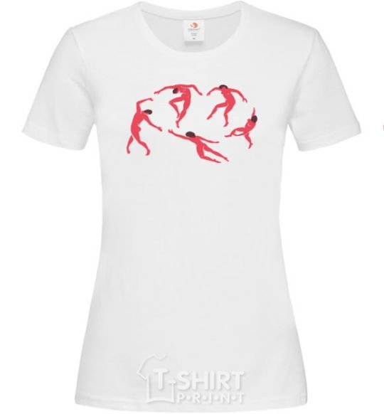 Женская футболка Matisse Dance Белый фото