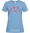 Women's T-shirt Matisse Dance sky-blue фото