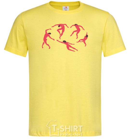 Мужская футболка Matisse Dance Лимонный фото