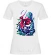 Women's T-shirt Hollow knight color White фото