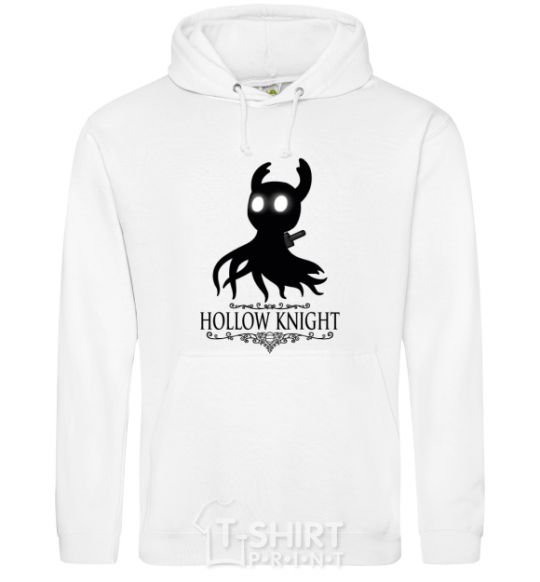 Men`s hoodie Hollow night White фото