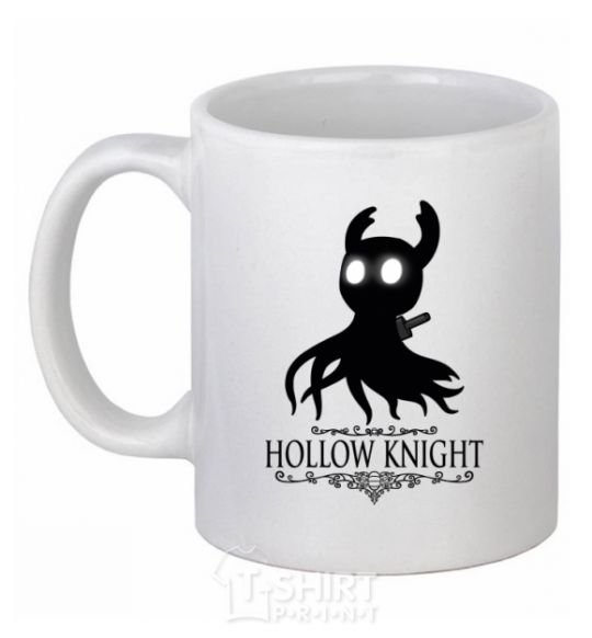 Ceramic mug Hollow night White фото