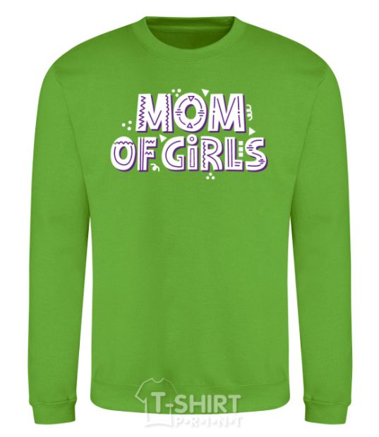 Sweatshirt Mom of girls orchid-green фото