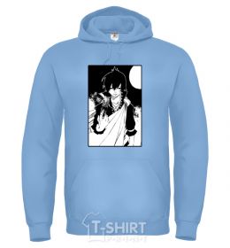 Men`s hoodie Fairy Tail zeref sky-blue фото