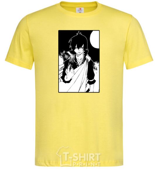 Men's T-Shirt Fairy Tail zeref cornsilk фото