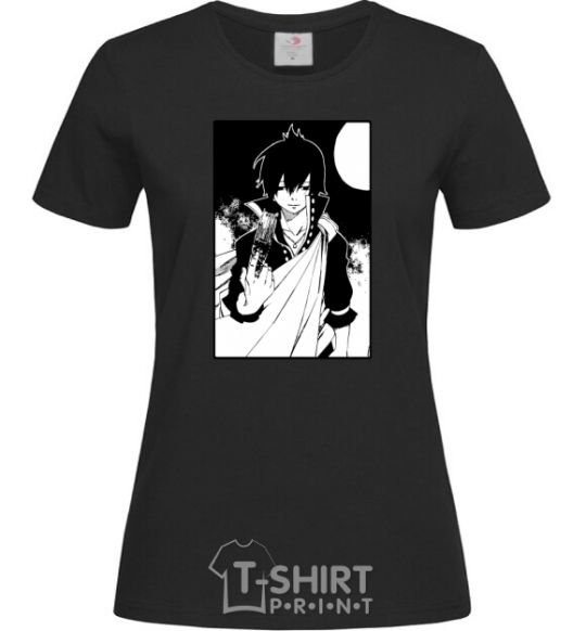Women's T-shirt Fairy Tail zeref black фото
