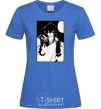 Women's T-shirt Fairy Tail zeref royal-blue фото