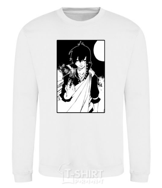 Sweatshirt Fairy Tail zeref White фото