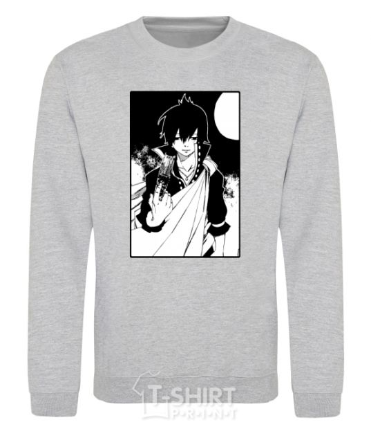 Sweatshirt Fairy Tail zeref sport-grey фото