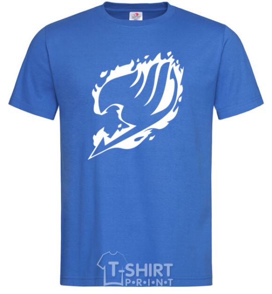 Men's T-Shirt Fairy Tail logo royal-blue фото