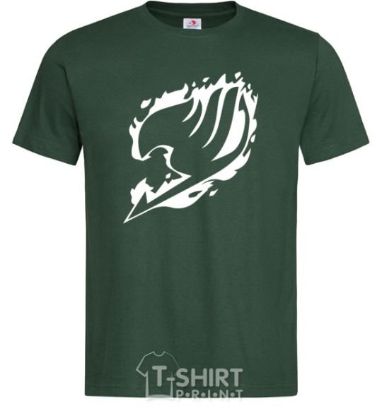 Men's T-Shirt Fairy Tail logo bottle-green фото
