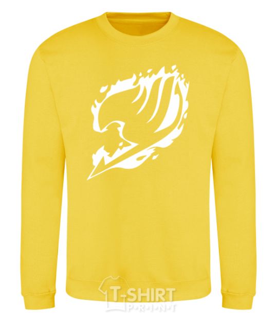 Sweatshirt Fairy Tail logo yellow фото