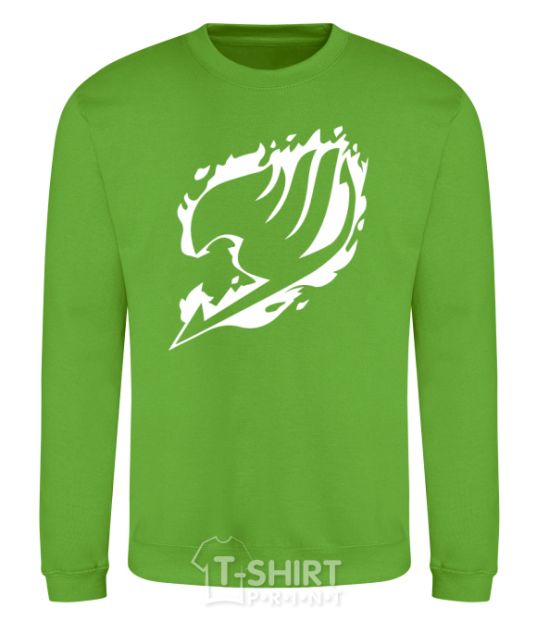 Sweatshirt Fairy Tail logo orchid-green фото