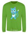 Sweatshirt Fairy Tail cat orchid-green фото