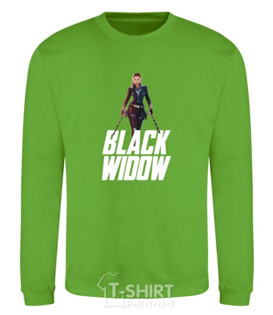 Sweatshirt Black widow orchid-green фото