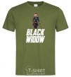 Men's T-Shirt Black widow millennial-khaki фото