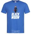 Men's T-Shirt Black widow royal-blue фото