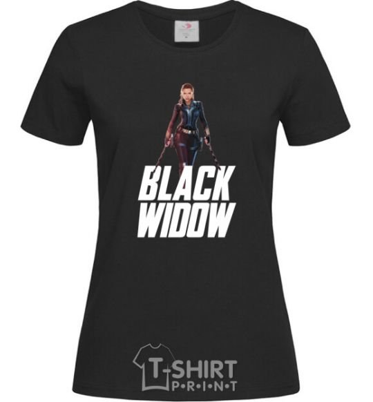 Women's T-shirt Black widow black фото