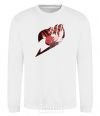 Sweatshirt Fairy Tail Natsu logo White фото