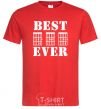 Men's T-Shirt Best Dad Ever red фото