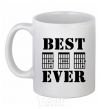 Ceramic mug Best Dad Ever White фото