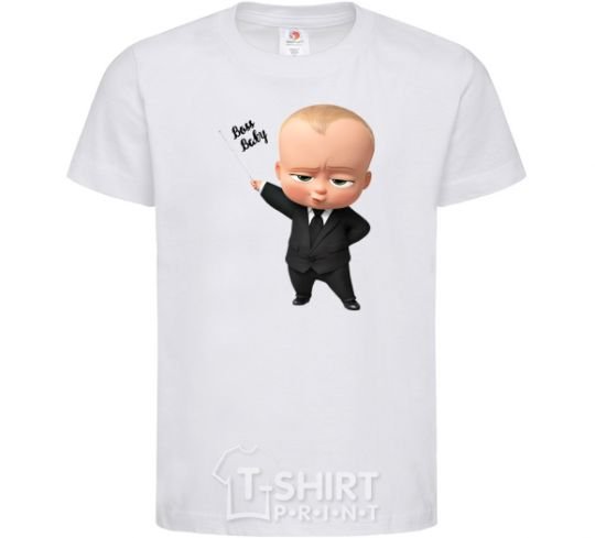 Kids T-shirt Boss baby White фото