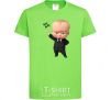 Kids T-shirt Boss baby orchid-green фото