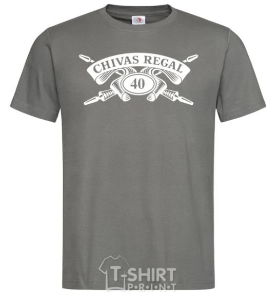 Men's T-Shirt Chivas regal dark-grey фото