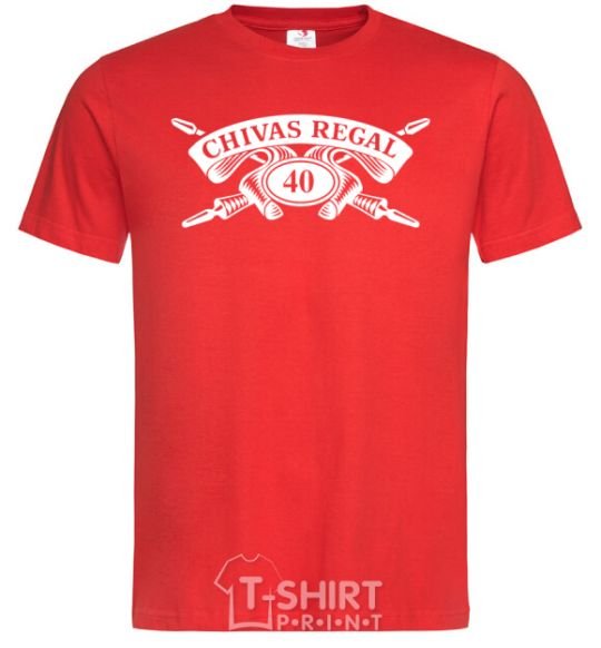 Men's T-Shirt Chivas regal red фото