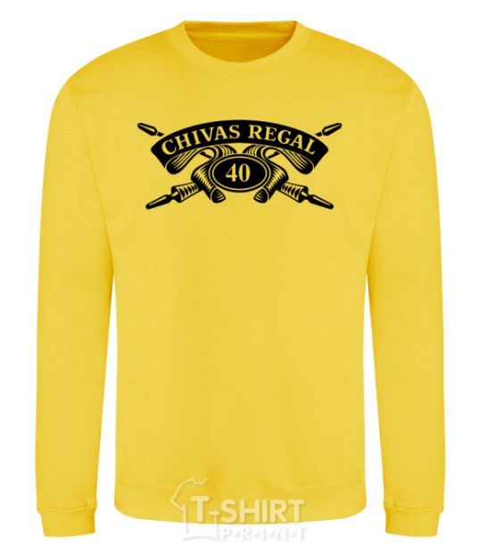 Sweatshirt Chivas regal yellow фото