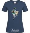 Women's T-shirt Genshion impact Vents navy-blue фото