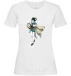 Women's T-shirt Genshion impact Vents White фото