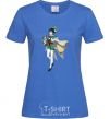 Women's T-shirt Genshion impact Vents royal-blue фото