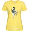 Women's T-shirt Genshion impact Vents cornsilk фото