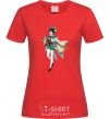 Women's T-shirt Genshion impact Vents red фото